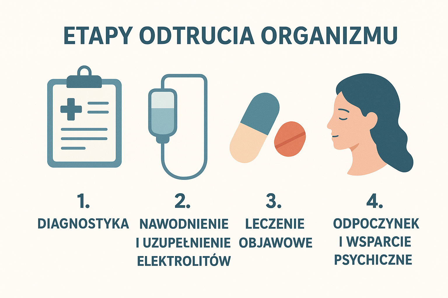 Odtrucie organizmu – etapy odgrucia organizmu