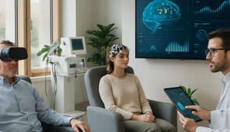 Poznaj najnowsze technologie w terapii uzależnień: VR, neuromodulacja i AI w skutecznym leczeniu i zapobieganiu nawrotom w 2025 roku.